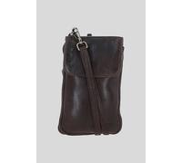 Ashwood Leather Women's 'Unicita Urbana' Real Leather Crossbody Smartphone Bag in Brown Ashwood Leather Brown One Size
