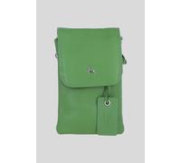 Ashwood Leather 'york' Real Leather Smartphone Crossbody Bag In Green Green One Size