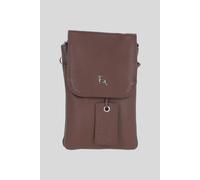 Ashwood Leather 'york' Real Leather Smartphone Crossbody Bag In Light Brown Light Brown One Size