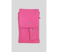 Ashwood Leather 'york' Real Leather Smartphone Crossbody Bag In Pink Pink