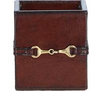Ashwood Leather's Premium Pen Holder With Elegant Metal Buckle Chestnut