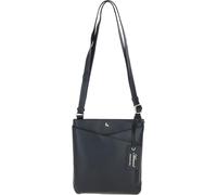 Ashwood Real Leather Cross Body Bag for Women - Zip Top Handbag with Multiple Pockets - Black - 64640/Curve