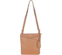 Ashwood Real Leather Cross Body Bag for Women - Zip Top Handbag with Multiple Pockets - Butterscotch - 64640/Curve