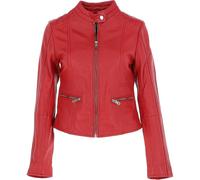 Ashwood 'Serefina' Real Leather Biker Jacket - 22 - Red
