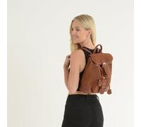 Ashwood Suede and Leather Backpack - One Size - Tan