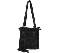 Ashwood Vintage Woven Leather Bag - One Size - Black - Leather