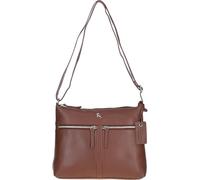 Ashwood Women’s Designer Leather Shoulder & Crossbody Bag, Handbag with Secure Zip Pockets, Versatile Genuine Leather Bag for Daily Use & Special Occasions: Mourne (Cognac)