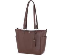 Ashwood Women’s Elegant Leather Tote Bag, Genuine Leather Handbag with Silver Hardware & Multiple Pockets, Shoulder Bag for Work, Travel & Everyday Use: Oxford (Cognac)