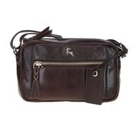 Ashwood Women’s Genuine Leather Crossbody Bag - Classic Everyday Shoulder Bag with Adjustable Strap & Zip Closure: Audrey (Brown)