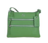 Ashwood Women’s Genuine Leather Crossbody Bag - Compact Shoulder Bag with Zip Closure & Adjustable Strap: Ayr (Fern)