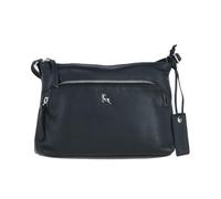 Ashwood Women’s Genuine Leather Crossbody Bag - Elegant Compact Shoulder Handbag with Adjustable Strap and Multiple Compartments - Bristol (Black)