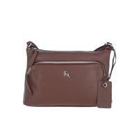 Ashwood Women’s Genuine Leather Crossbody Bag - Elegant Compact Shoulder Handbag with Adjustable Strap and Multiple Compartments - Bristol (Cognac)
