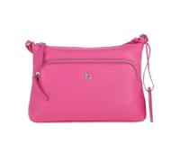Ashwood Women’s Genuine Leather Crossbody Bag - Elegant Compact Shoulder Handbag with Adjustable Strap and Multiple Compartments - Bristol (Hot Pink)