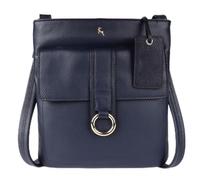 Ashwood Women’s Genuine Leather Crossbody - Elegant Shoulder Handbag with Adjustable Strap, Secure Zip Closure & Multiple Pockets: 64033 (Cotswold Navy)