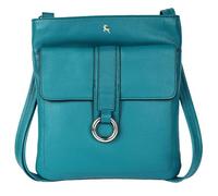 Ashwood Women’s Genuine Leather Crossbody - Elegant Shoulder Handbag with Adjustable Strap, Secure Zip Closure & Multiple Pockets: 64033 (Deep Lake)