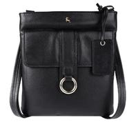 Ashwood Women’s Genuine Leather Crossbody - Elegant Shoulder Handbag with Adjustable Strap, Secure Zip Closure & Multiple Pockets: 64033 (Black)