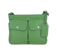 Ashwood Women’s Genuine Leather Crossbody & Shoulder Bag with Adjustable Strap & Zip Closure: Cardiff (Fern)