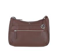 Ashwood Women’s Genuine Leather Shoulder Bag - Black Zip-Top Handbag with Magnetic Front Pocket & Adjustable Strap : Meath (Cognac)