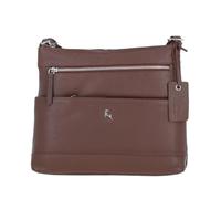 Ashwood Women’s Leather Shoulder Bag, Crossbody Bag for Women, Stylish Everyday Tote with Multiple Pockets & Silver Hardware: Derby (Cognac)