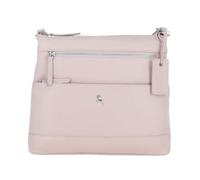 Ashwood Women’s Leather Shoulder Bag, Crossbody Bag for Women, Stylish Everyday Tote with Multiple Pockets & Silver Hardware: Derby (Blush)