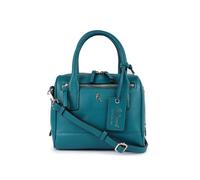 Ashwood Women’s Real Leather Tote Crossbody Bag - Gold Hardware with Jacquard Floral Lining and Adjustable Strap, Elegant Everyday Handbag: 64064 (Deep Lake)