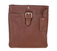 Ashwood Women's Genuine Leather Cross Body Bag - Soft Lambs Leather with Zip Closure, External Pockets & Adjustable Strap - Organised Travel Shoulder Bag: 63621/Tab (2 Tone Tan)