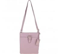 Ashwood Women's Genuine Leather Cross Body Bag - Soft Lambs Leather with Zip Closure, External Pockets & Adjustable Strap - Organised Travel Shoulder Bag: 63621/Tab (Woodrose)