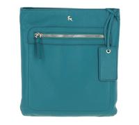 Ashwood Women's Genuine Leather Crossbody Bag - Anti-Theft Pocket, Multiple Organiser Compartments, Adjustable Strap and Heavy-Duty Zippers - Stylish Everyday Shoulder Bag: CB-3 (Deep Lake)