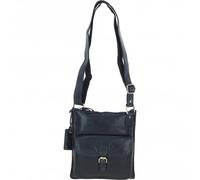 Ashwood Womens Vintage Small Leather Shoulder Bag: G20 - One Size - Navy - Leather