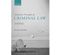 Ashworth's Principles of Criminal Law