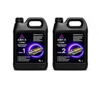AshX 2 Stage DPF Cleaner 1L Kit, ON-VEHICLE - No DPF Removal - Removes Soot, Carbon and Ash Deposits, Restores Exhaust Gas Flow, for Cars, Vans and Trucks