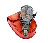 ASI NAUTICAL - Antique Nautical Brass Made for Royal Navy LONDON-1917 Monocular with Protective Leather Box(Replica)