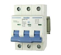 ASI NDB2-63C25-3 DIN Rail Mount Circuit Breaker, UL 1077 Supplemental Protection, 25 amp, 3 Pole, 240/480V, General Purpose Trip Curve C