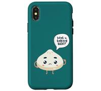 Asia Chinese Watcha Talking Bao About Siopao Dimsum Food Pun Case for iPhone X/XS