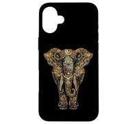 Asia Indian Elephant Mandala elephant Boho Case for iPhone 16 Plus