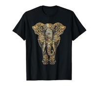 Asia Indian Elephant Mandala elephant Boho T-Shirt