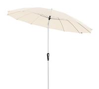 Asia Look SL-AZ Auto Tilt Garden Parasol 250 cm Natural Garden Umbrella