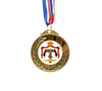 asia national emblem Gold Award Winner Medal First Place Ribbon