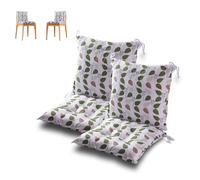 ASIAD 2 Pieces Garden Chair Cushion with Backrest Seat, Green, 50x100cm, 9cm Thick