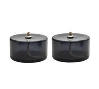 ASIAD 2pcs Glass Candle Holder Glass Oil Lamp Glass Kerosene Lamp Clear Kerosene Lamp Kerosene Oil Light Home Lamp Creative Kerosene Lamp Clear Oil Lamp Oil Lamps Accessories,Black