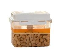 ASIAD Airtight Pickle Kimchi Container, 5L Large Capacity Leakproof Airtight Kimchi Container with Lid, Kimchi Storage Box for Fermentation and Storage, Monitor Pickling Process,White