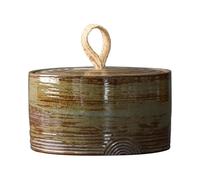 ASIAD Ceramic Storage Jars with Lid Airtight, Kitchen Vintage Tea Caddy Coffee Jar Container Storage Container with Lid for Tea, Sugar, Coffee, Beans, Nuts, Spices, Confectionery,5