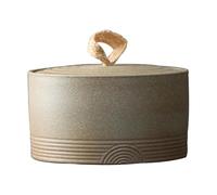 ASIAD Ceramic Storage Jars with Lid Airtight, Kitchen Vintage Tea Caddy Coffee Jar Container Storage Container with Lid for Tea, Sugar, Coffee, Beans, Nuts, Spices, Confectionery,1