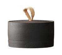ASIAD Ceramic Storage Jars with Lid Airtight, Kitchen Vintage Tea Caddy Coffee Jar Container Storage Container with Lid for Tea, Sugar, Coffee, Beans, Nuts, Spices, Confectionery,2