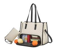 ASIAD The 2-In-1 Bag Lunch Bag Combination, in The Elegance The Functionality, Large Shopping Bag with Lunch Compartment, Lunch Bag for Women, Convertible Laptop Bags Work Bag,Beige