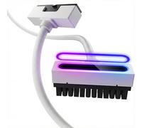 AsiaHorse Hydrus 24-Pin ATX Extension Cable, PSU Motherboard Power Cable, 18AWG Sleeved, 5V 3-Pin ARGB Sync - White