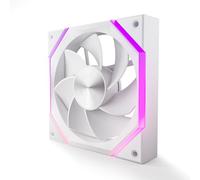 AsiaHorse NYOTA Reverse Blade 120mm ARGB PC Case Fan Intake Fan HDB Bearing 2000 RPM 61.5 CFM 50000 Hours Lifespan 4Pin PWM 5V 3Pin ARGB White