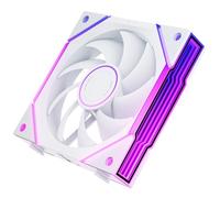 AsiaHorse NyotaUltra Daisy Chain 120mm ARGB PC Case Fan Infinity Mirror HDB Bearing 2000 RPM High Airflow 58.5 CFM 2.05 mmH2O 4Pin PWM 5V 3Pin ARGB White