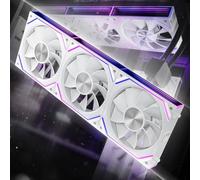 AsiaHorse PC Case Fan 120MM 3pcs Reverse (Intake Inlet) [ARGB Infinity Mirror] Daisy Chain RGB Fan 4Pin PWM 5V 3Pin ARGB 1850RPM/Air Flow 71CFM High Precision High Performance HDB Bearing 50,000 Hours