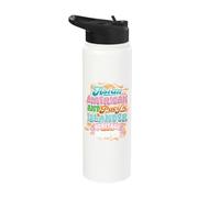 Asian American Pacific Islander Heritage Month AAPI AANHPI Stainless Steel Insulated Water Bottle
